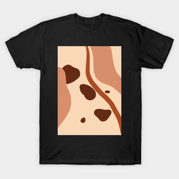 Abstract Earth Tones 4 T-Shirt by gusstvaraonica